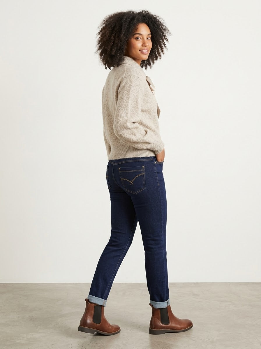 Jess - Denim tregging trouser