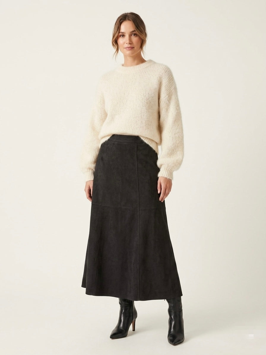Hadley - Suedette skirt
