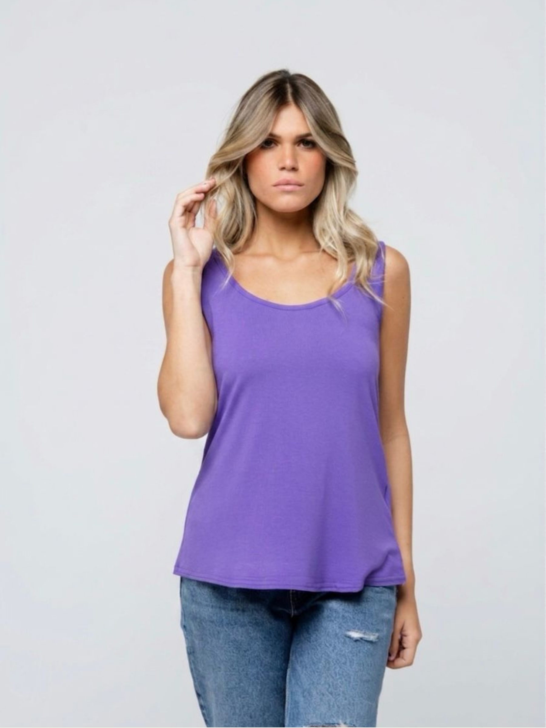 Lucy - Essential tank top Purple
