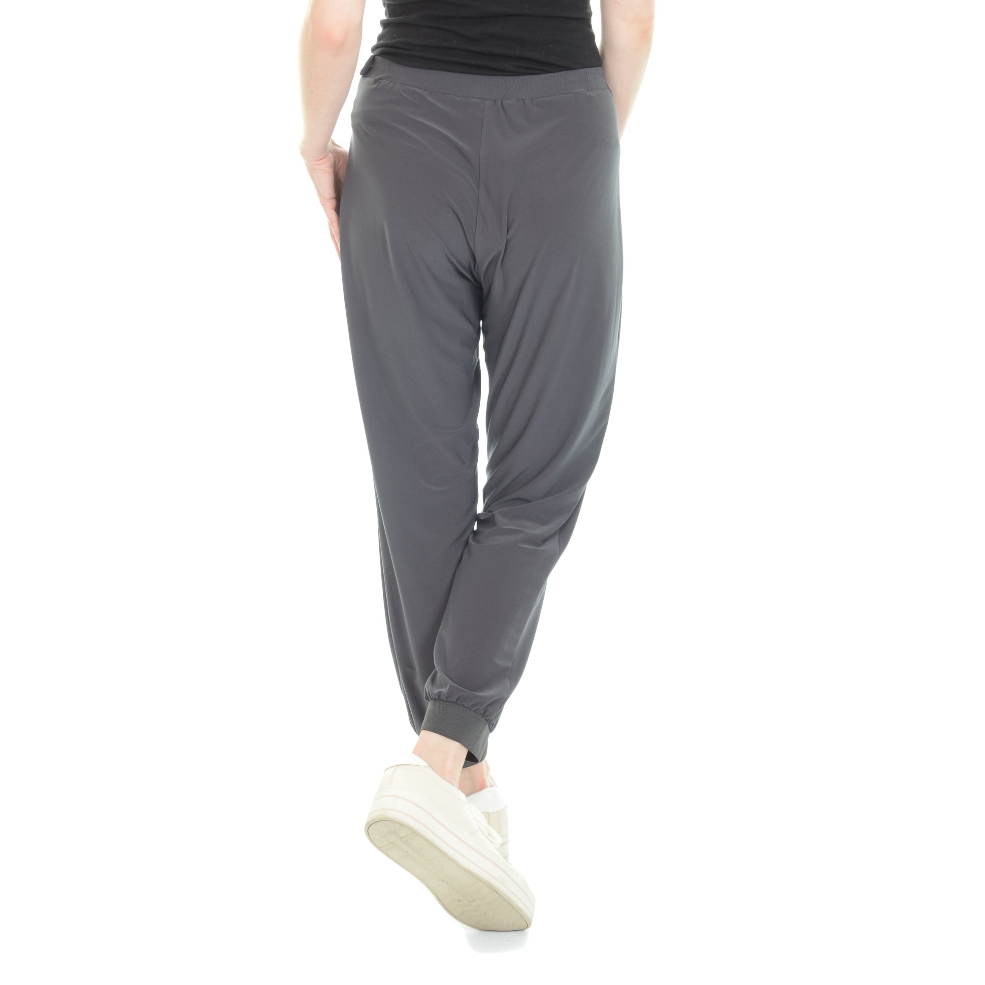 Margot track stretch grey trousers