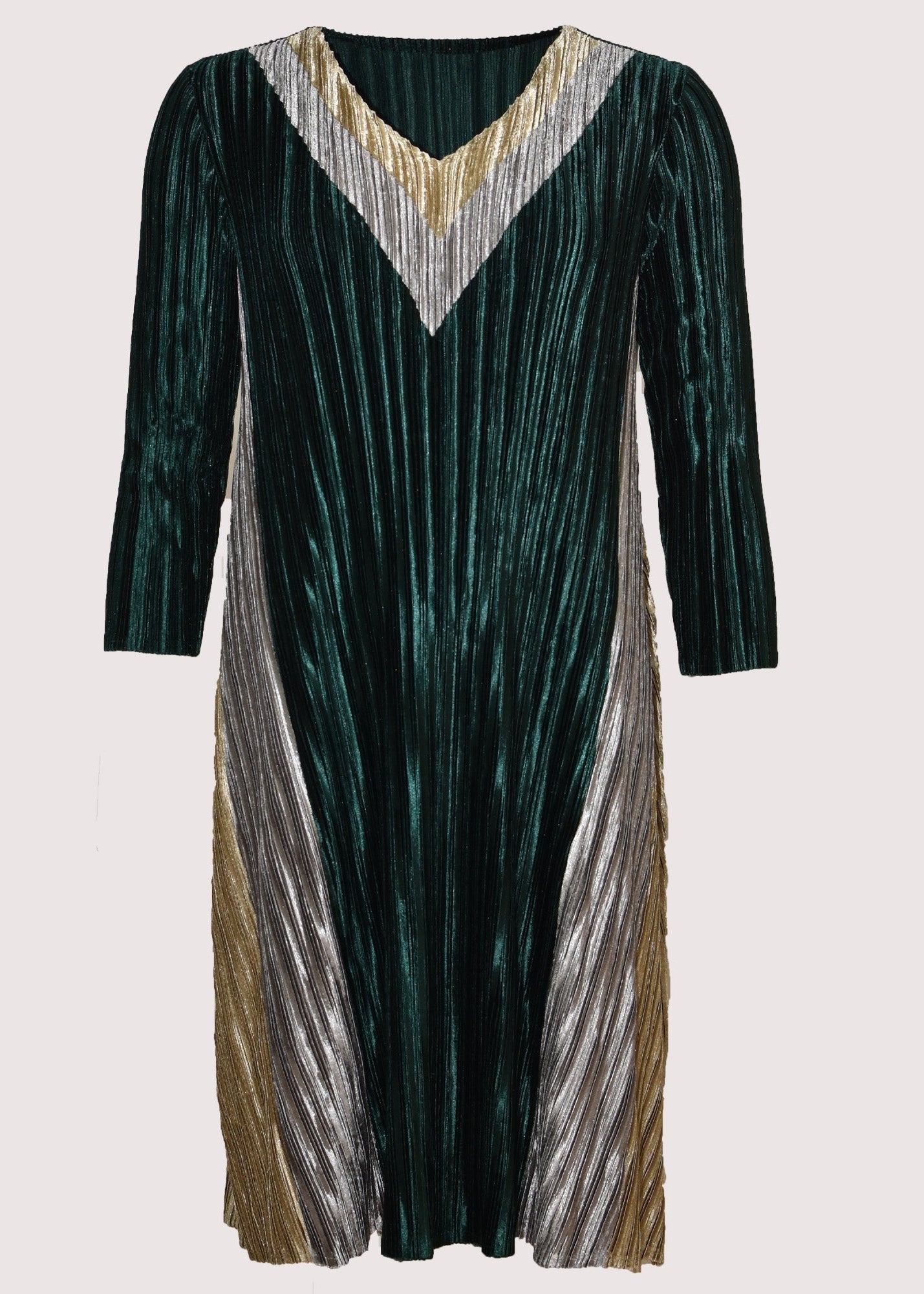 Zariah Velvet pleated tunic / dress