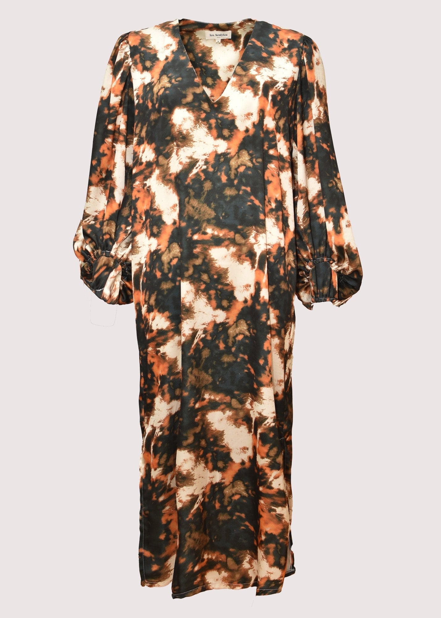 Anissa Soft satin tunic dress