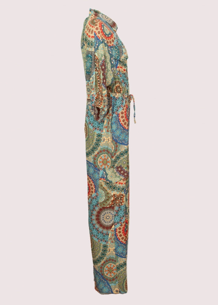 Cesar Printed paisley jumpsuit