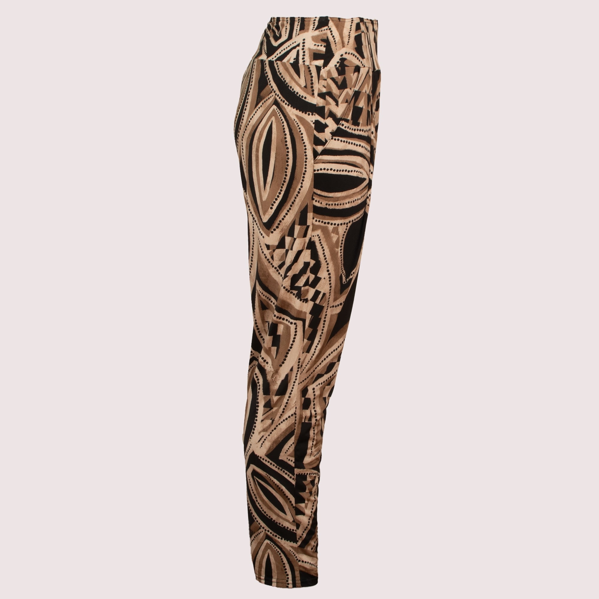 Bandol French crepe printed trouser
