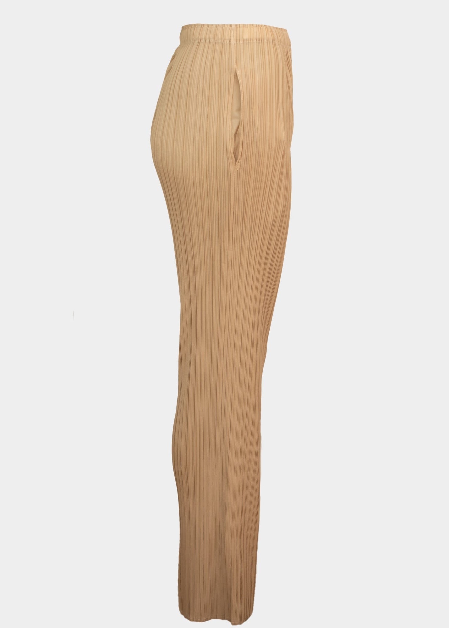 Pami stone straight leg pleated trouser