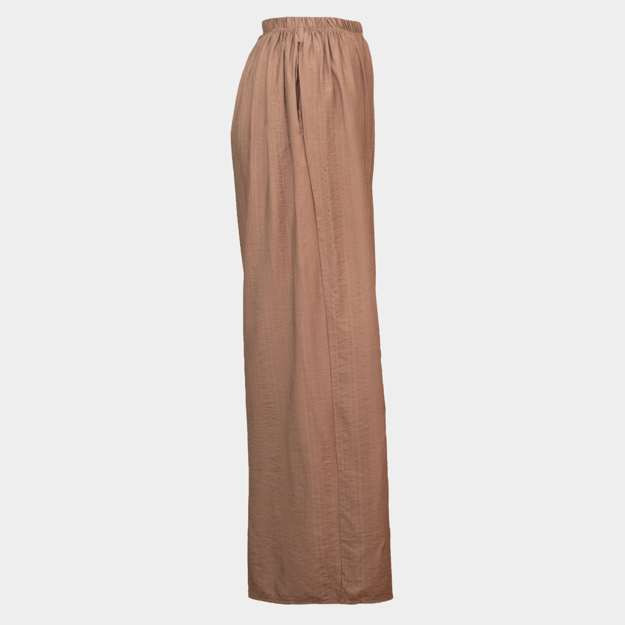 Rai taupe wide leg cropped trouser
