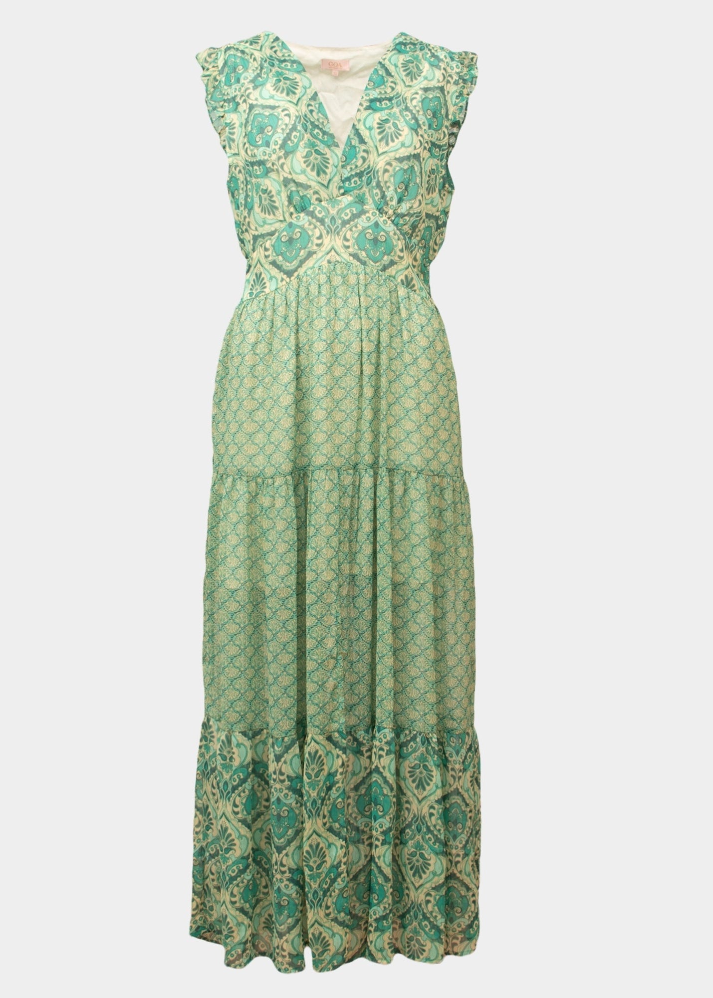 Ellis - Paisley chiffon maxi dress