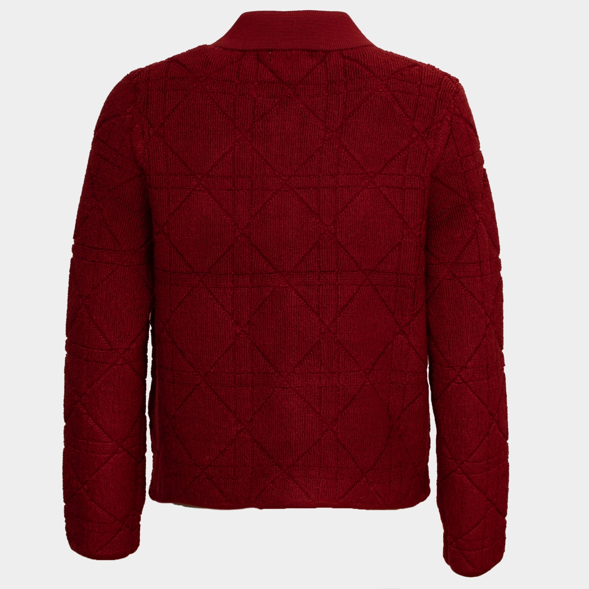 Mina embossed knitted jacket