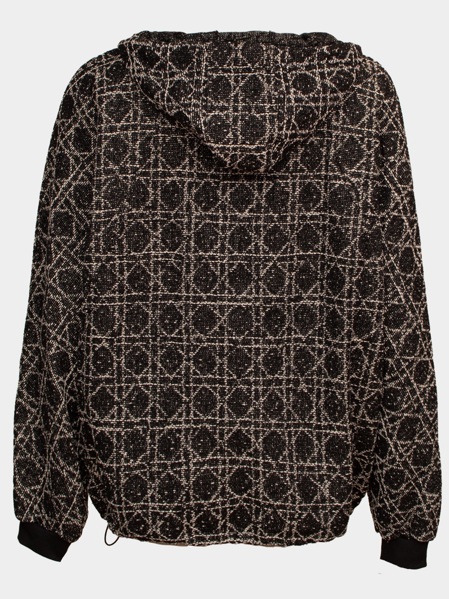 Elma - Diamond print hooded jacket