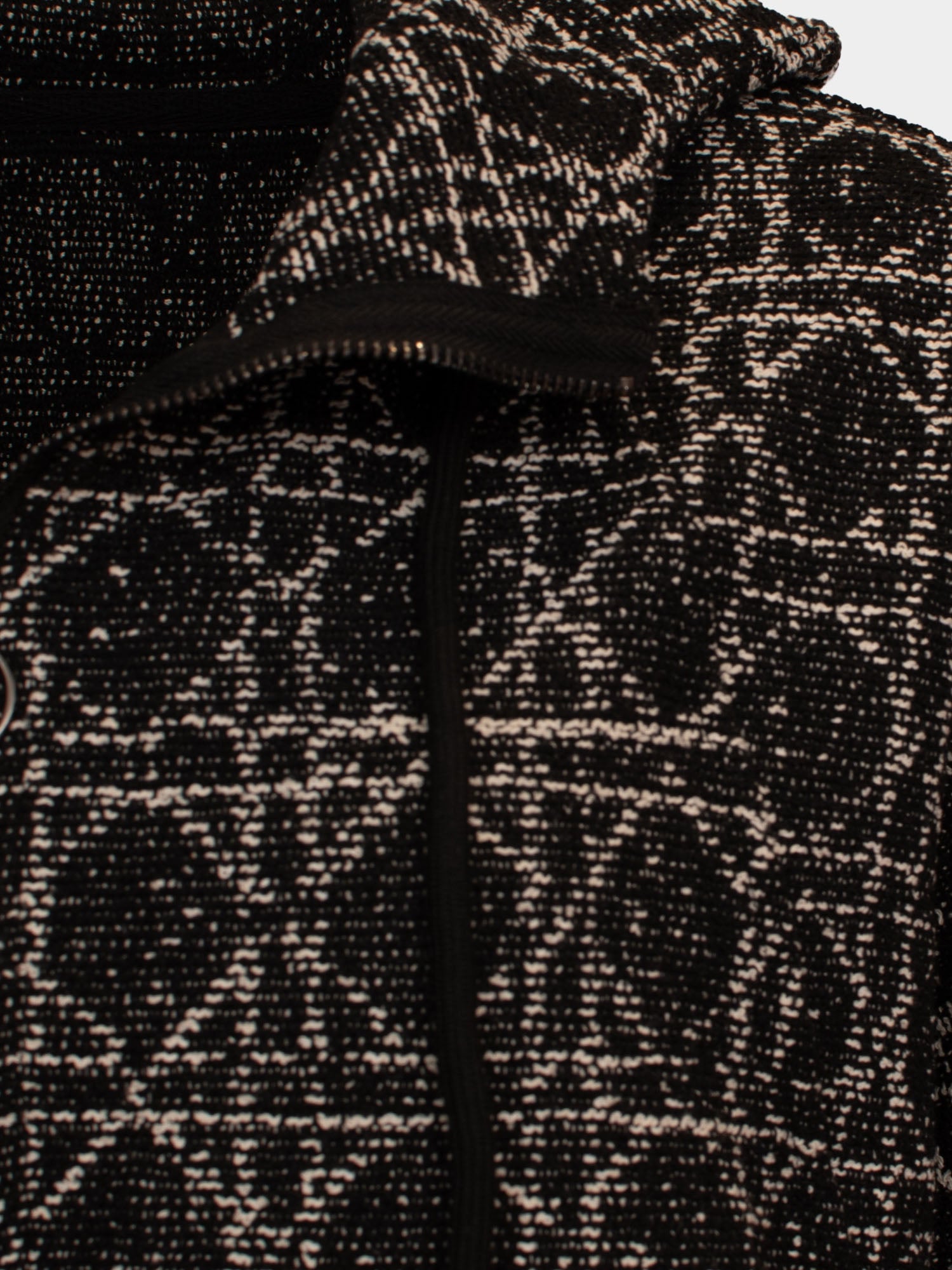 Elma - Diamond print hooded jacket