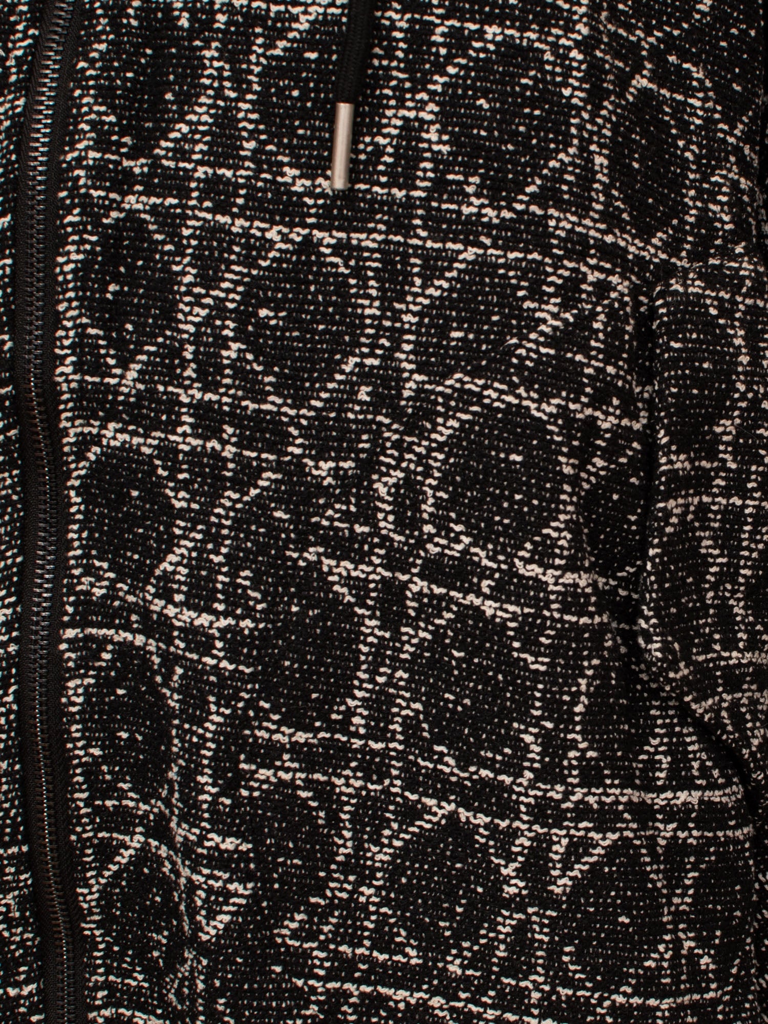 Elma - Diamond print hooded jacket