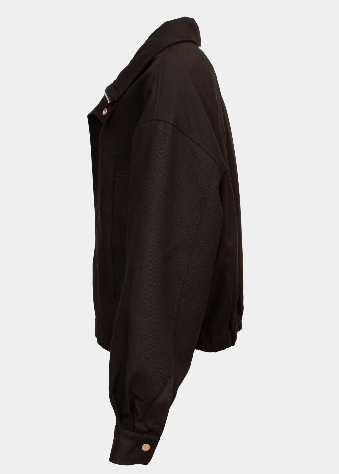Eida black relaxed fit bomber jacket