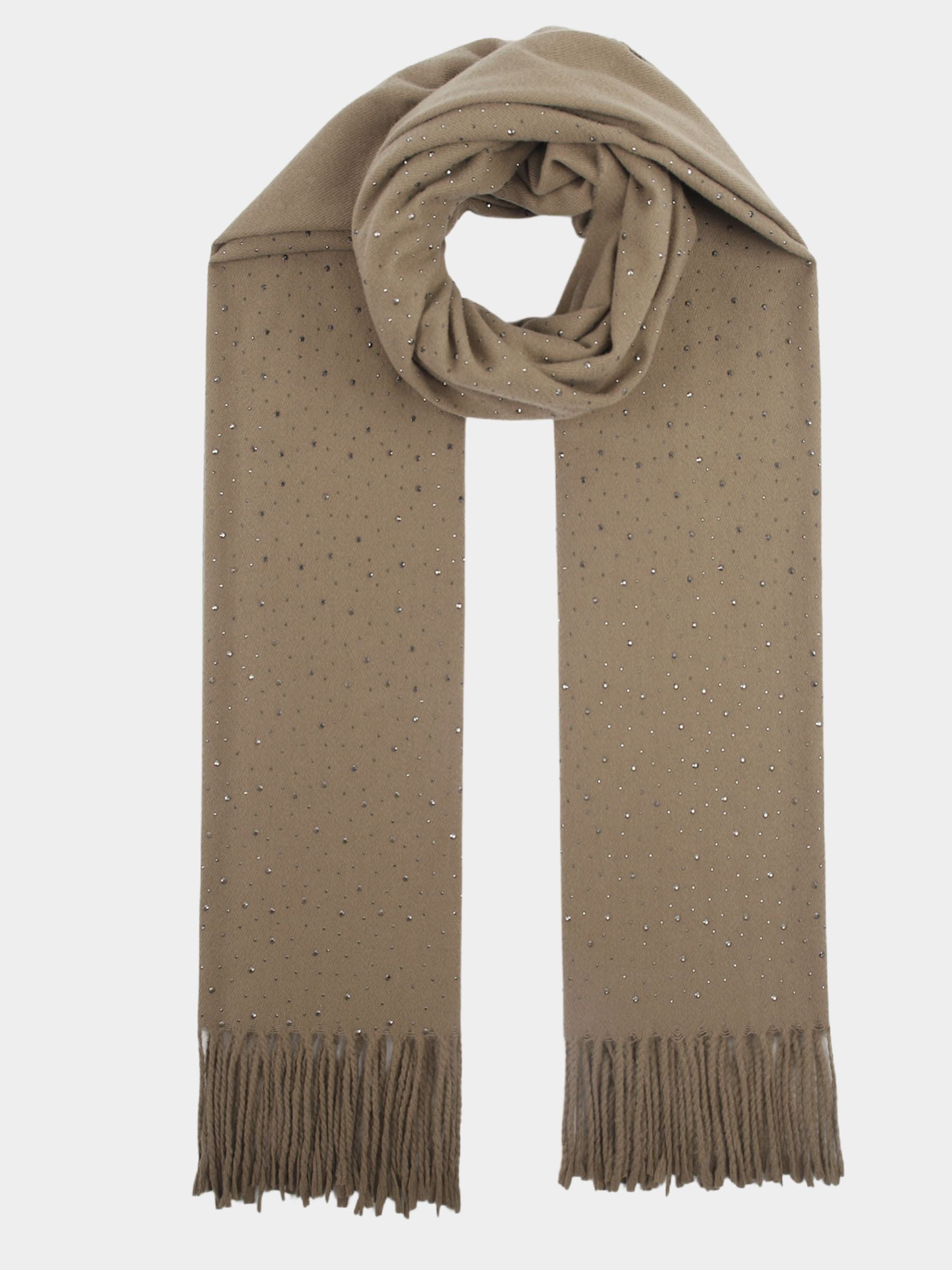 Sparkle - Embellished wool blend scarf