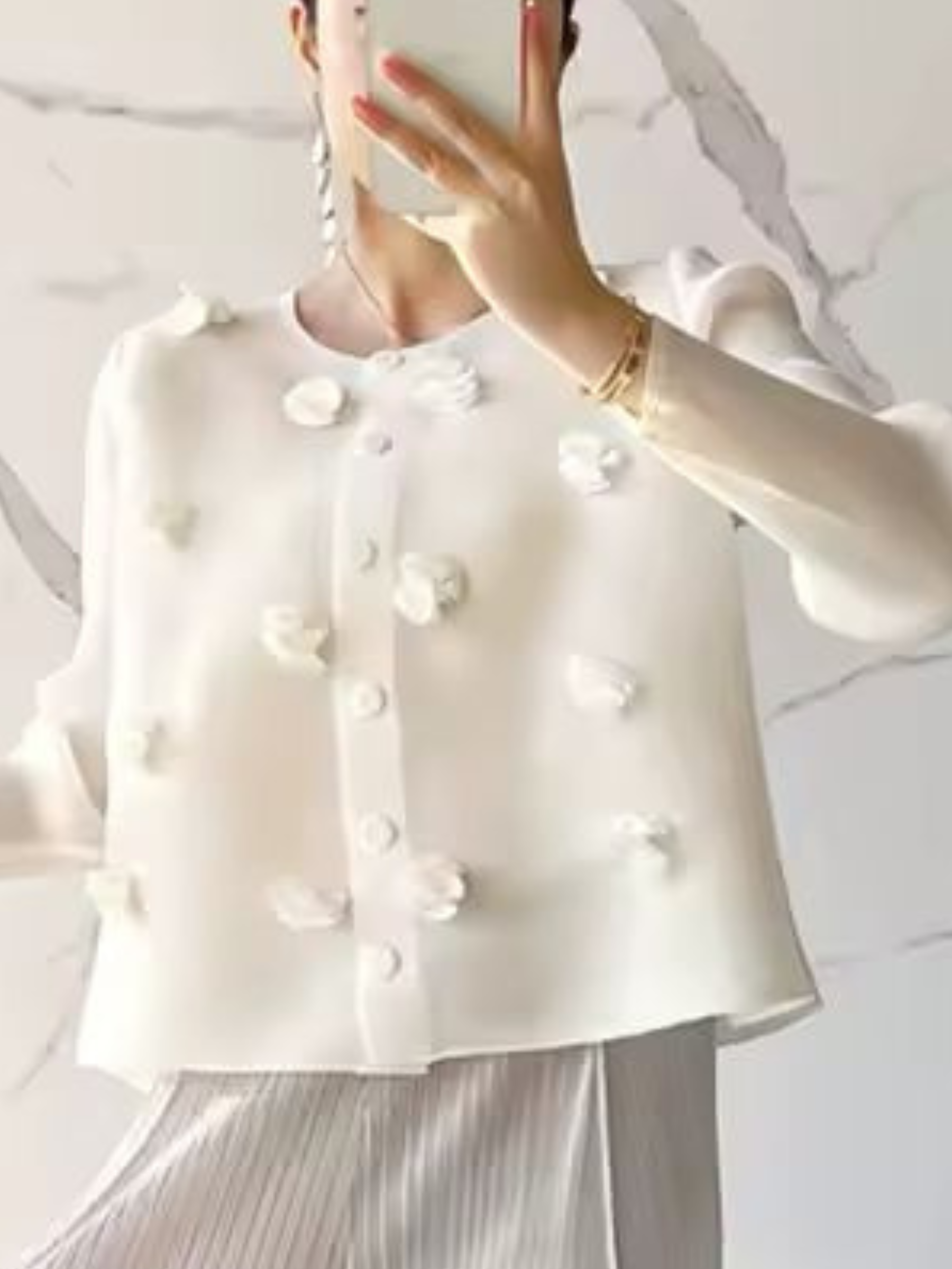Ali - Petal pleat jacket