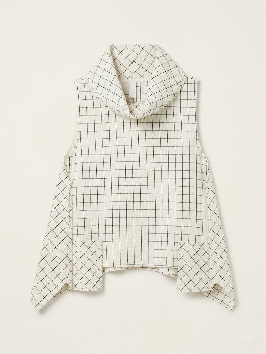 Victoria - checked pocket top
