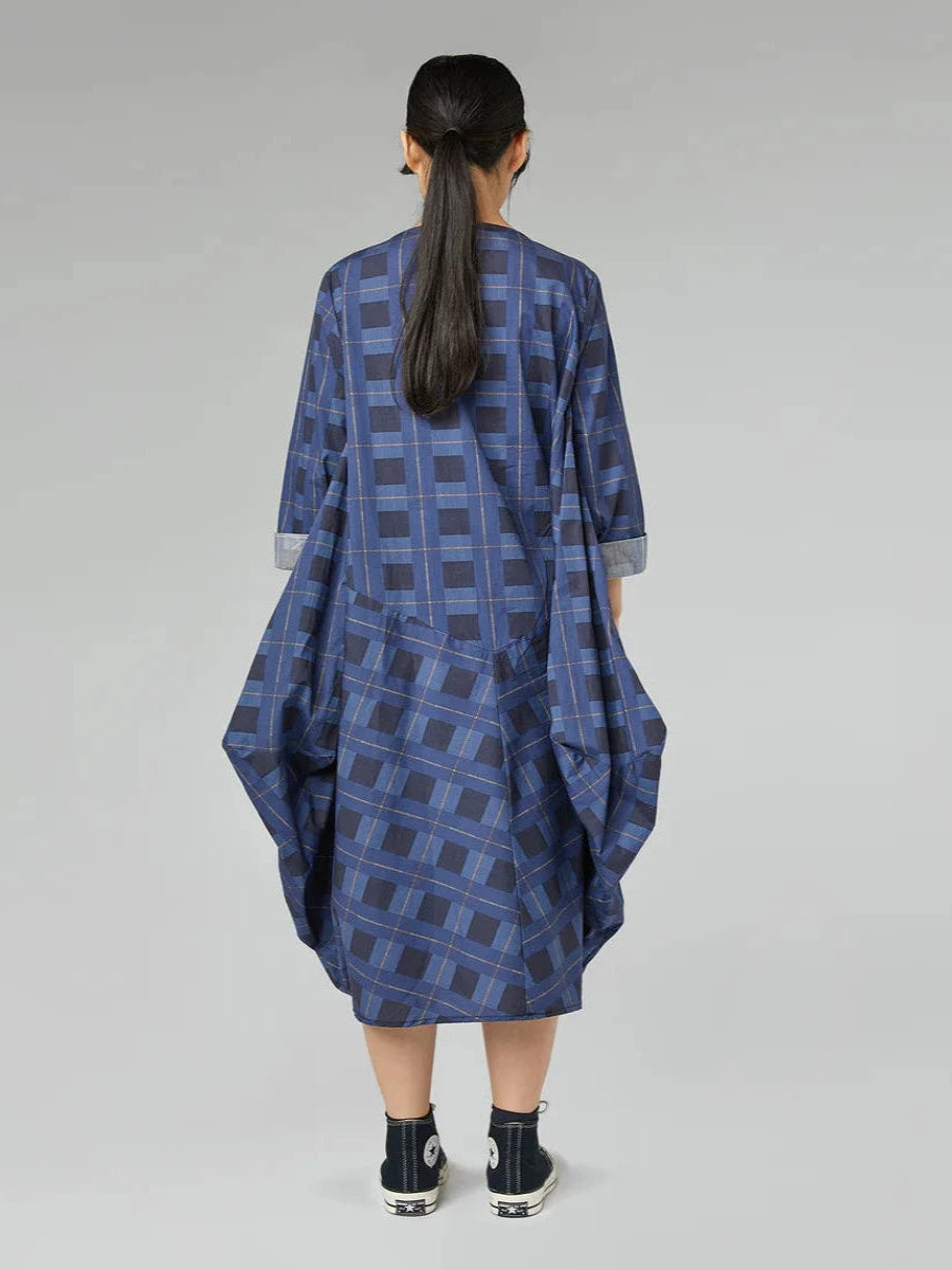 Maria - Oversized check dress