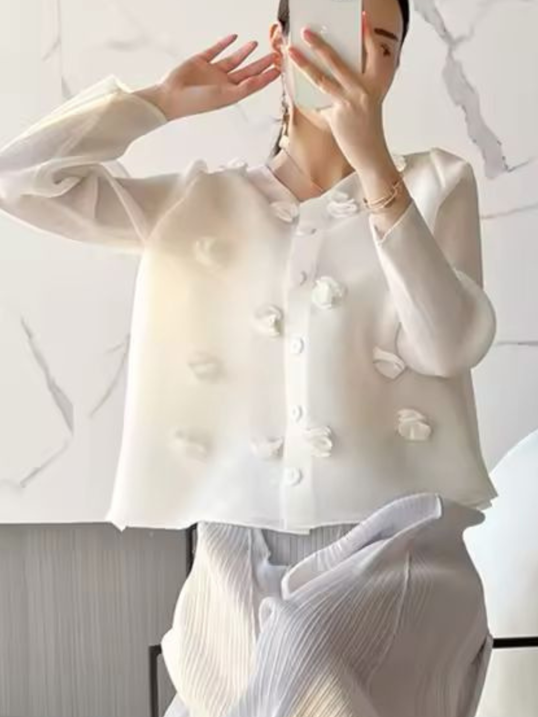 Ali - Petal pleat jacket