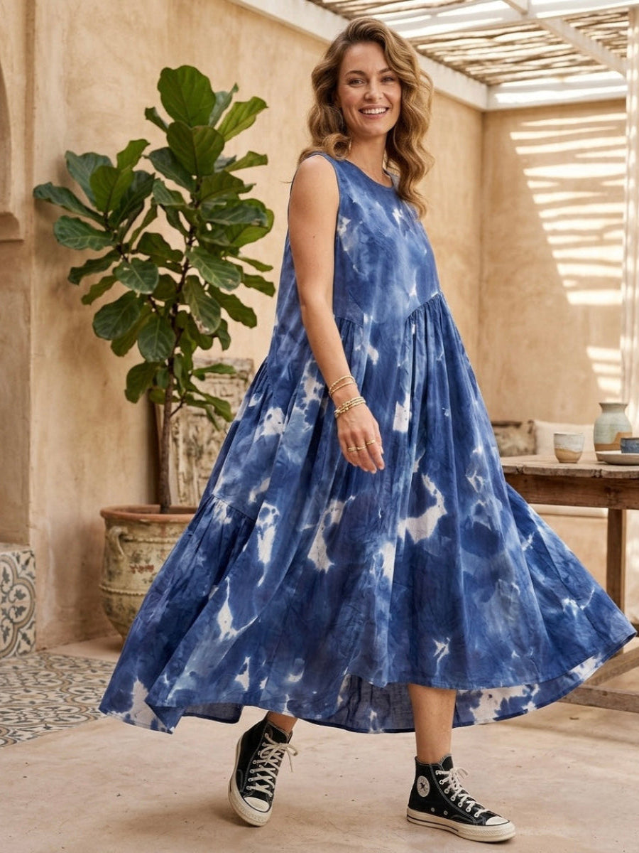 Penny - Tye dye midi dress