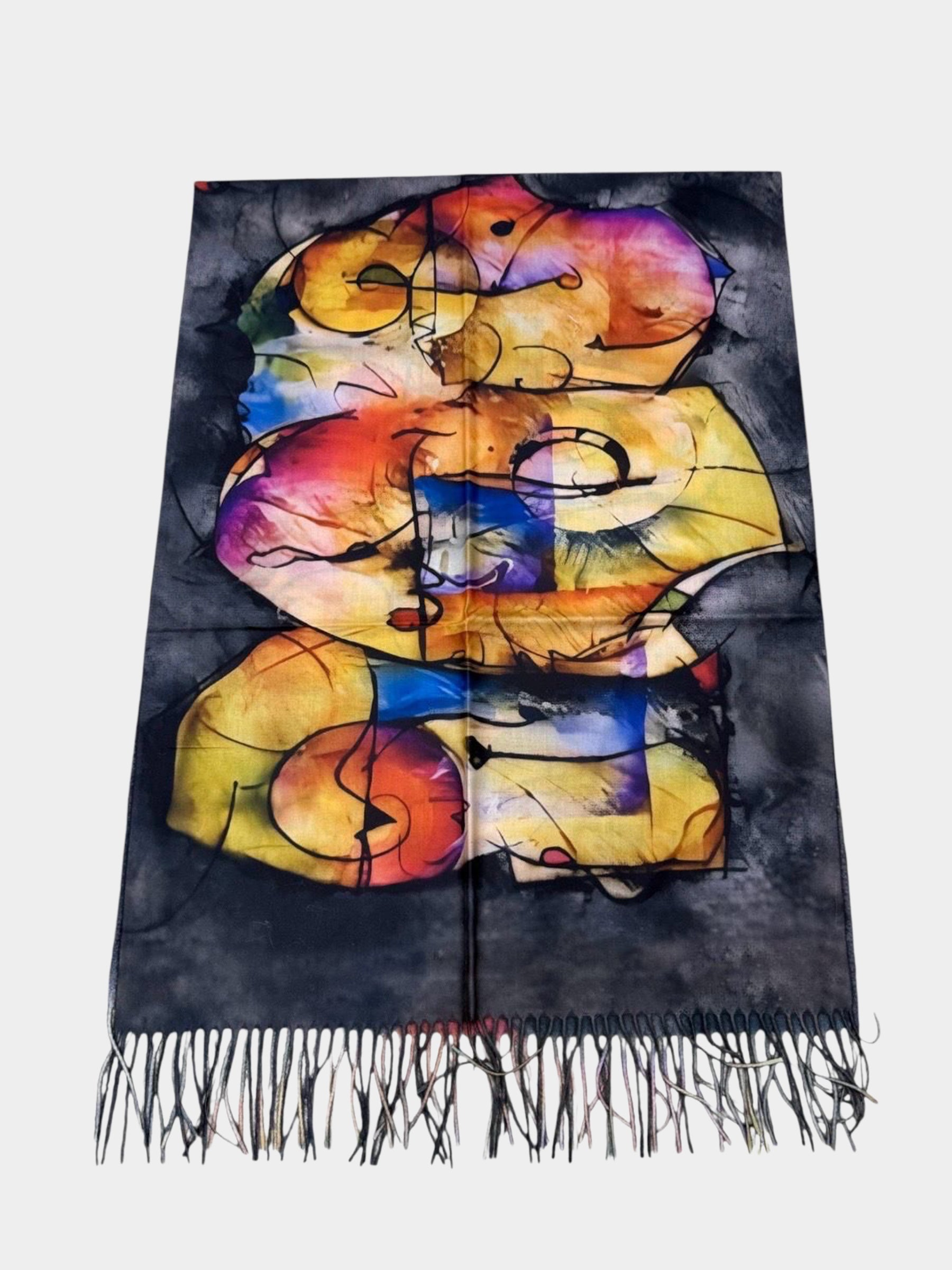 Alma - Abstract print scarf