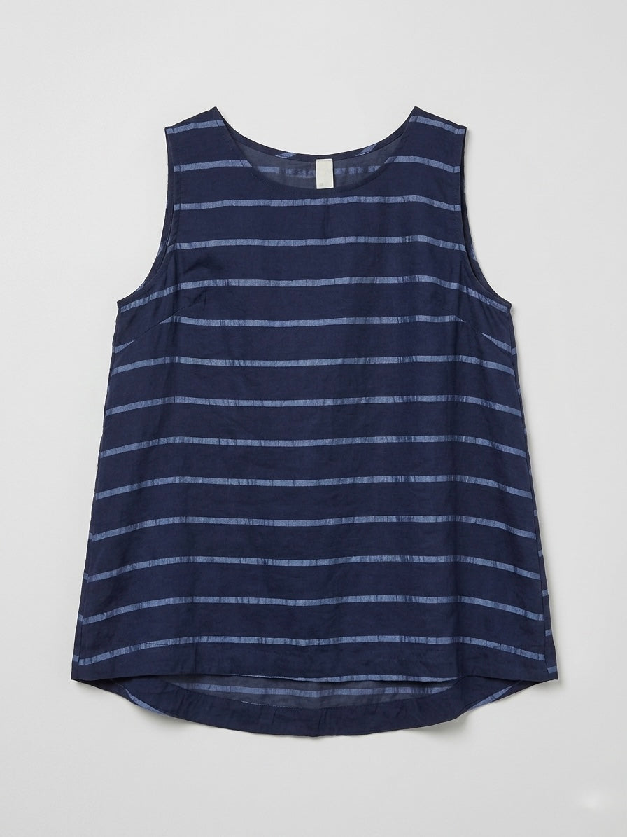 Elsie - Metallic stripe top
