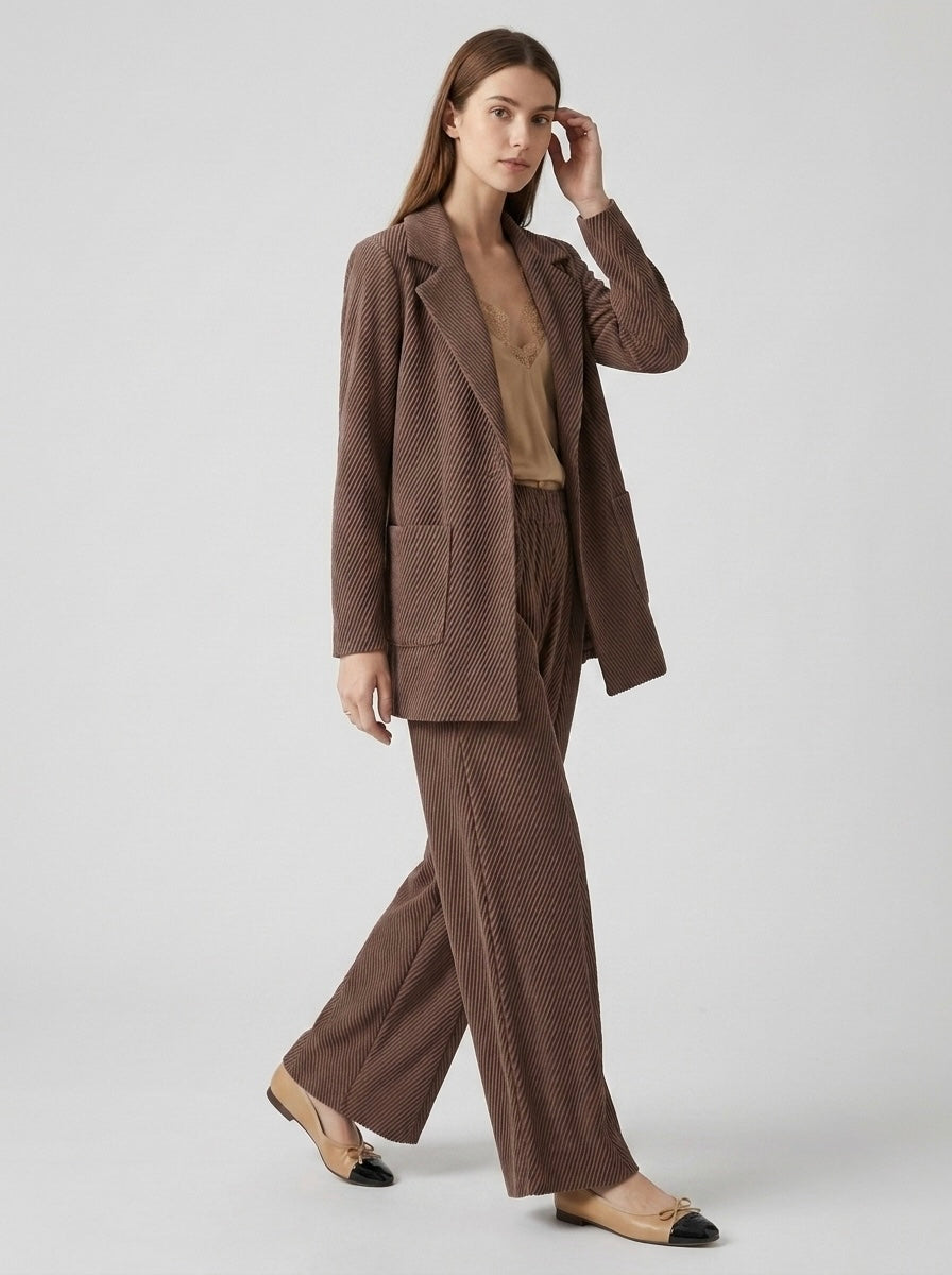 Abel - Chevron pleat jacket