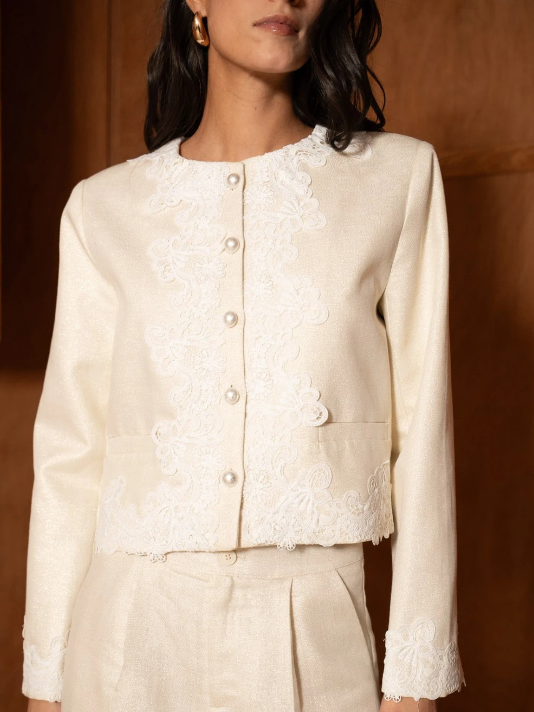 Gloria - Linen blend jacket