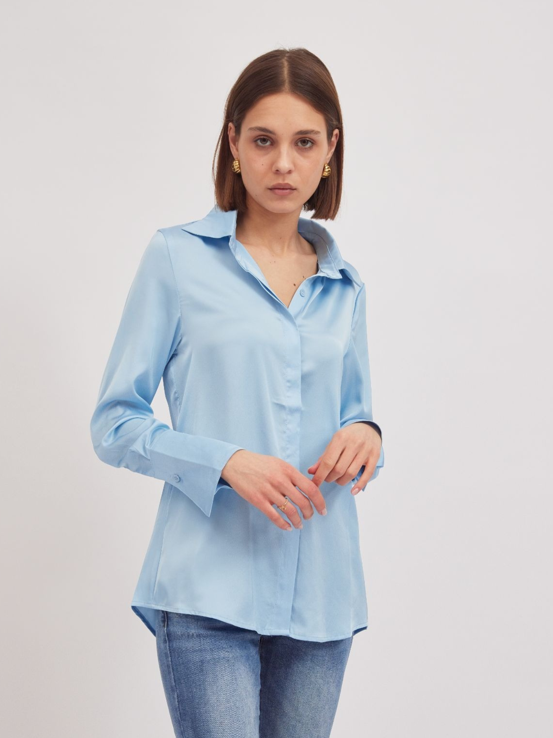 Natasha - Satin shirt