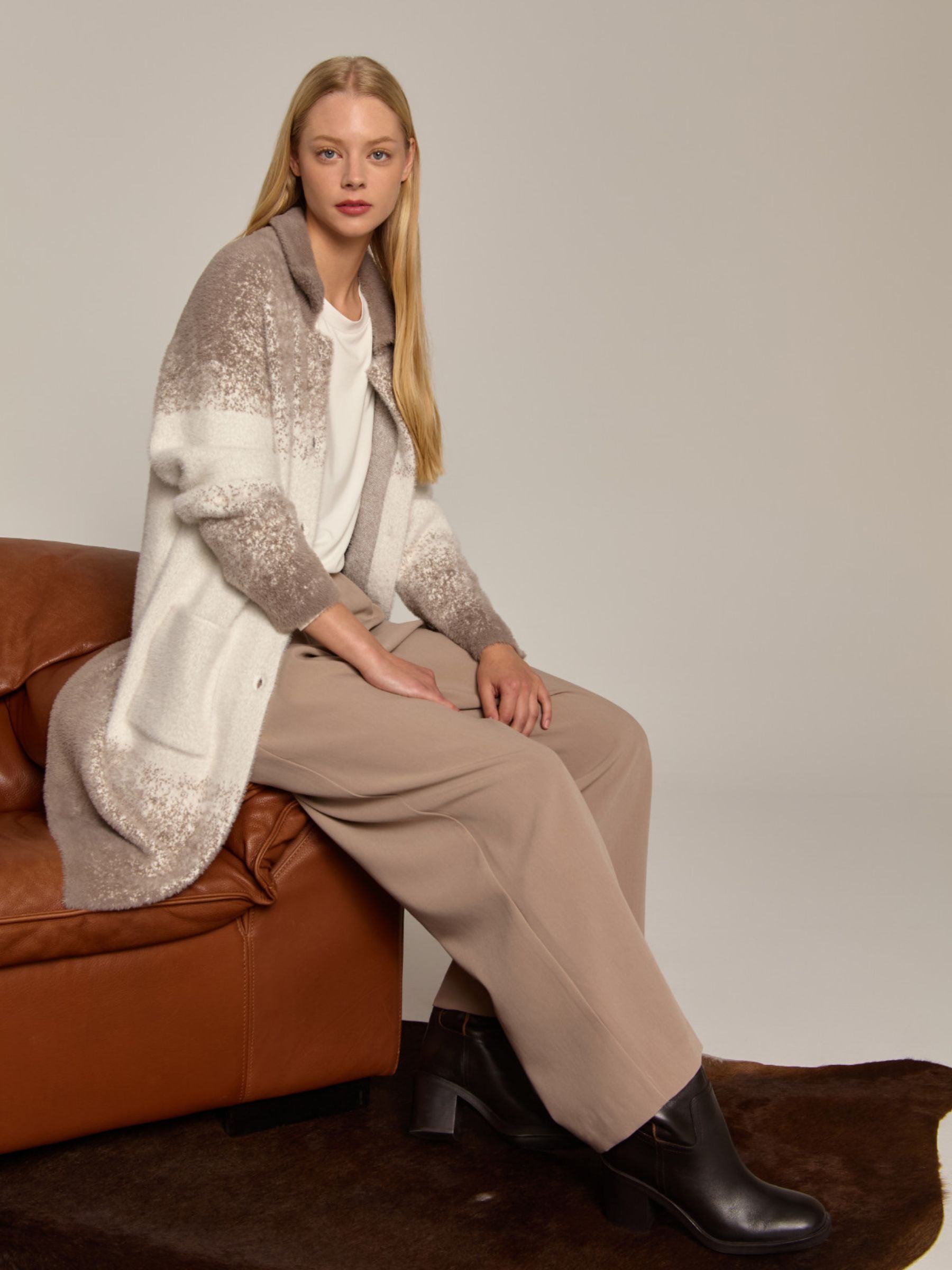 Stella - Printed cardigan