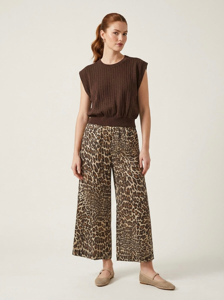 Carolyne - Lurex stripe top