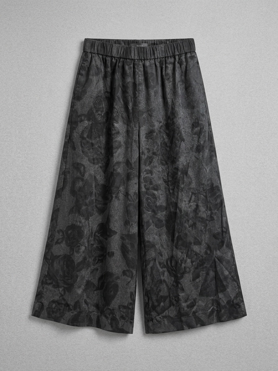Katie - printed denim trouser