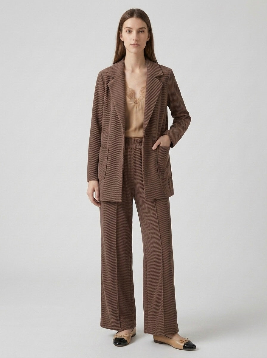 Abel - Chevron pleat jacket