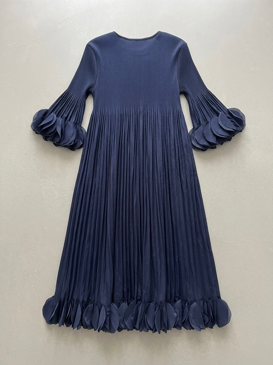 Ria ruffle pleated dress_(1)