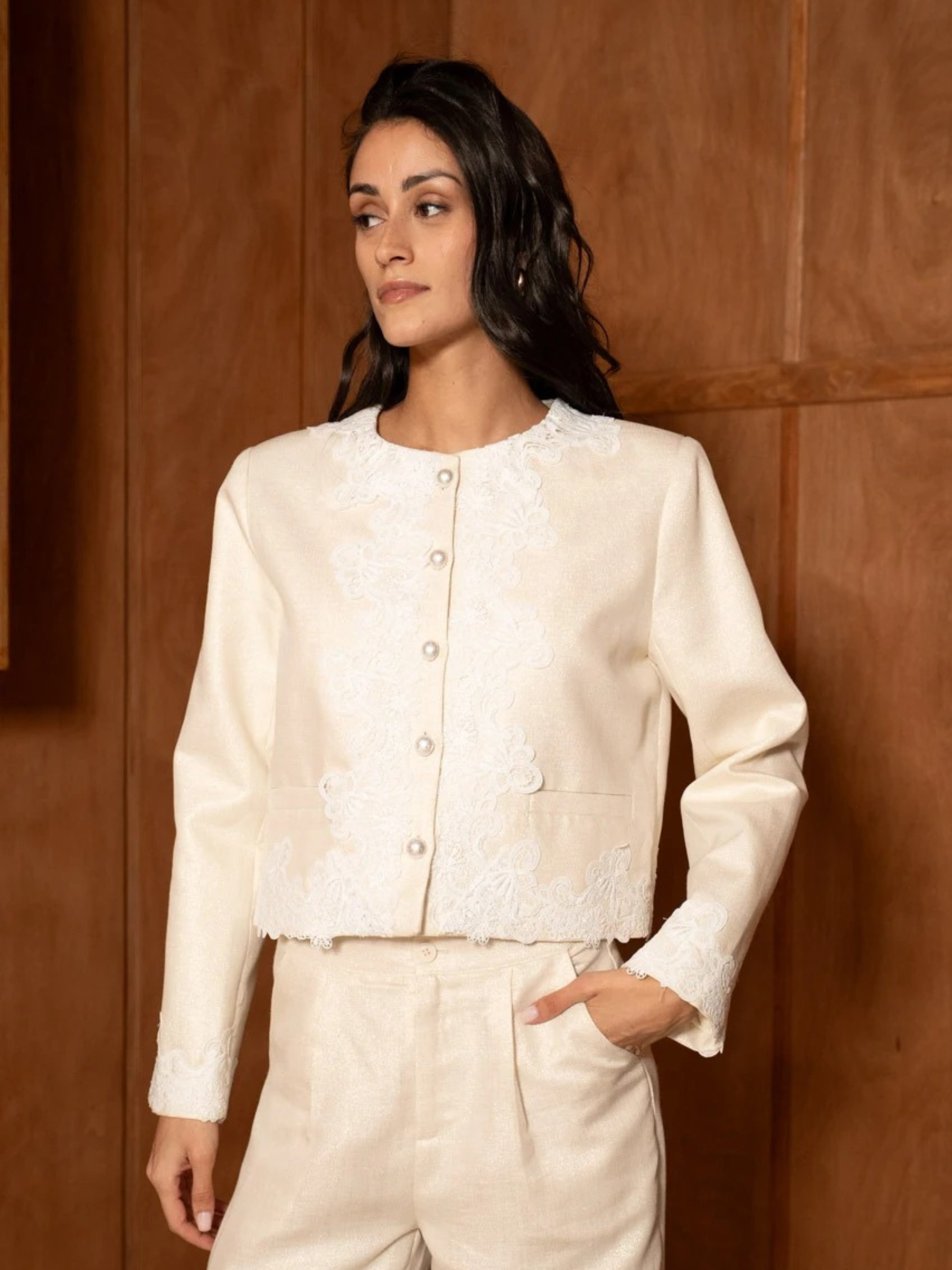 Gloria - Linen blend jacket