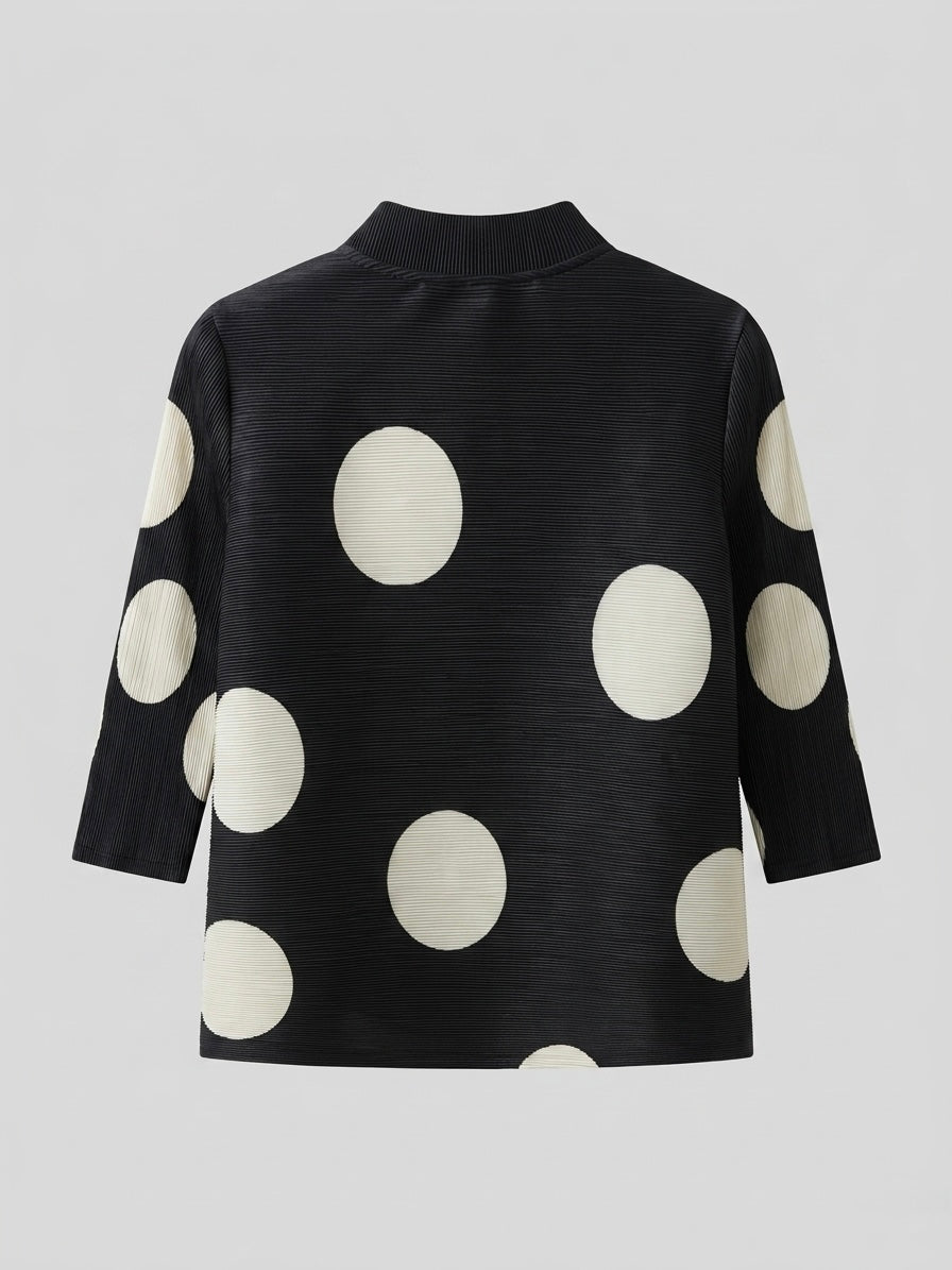 Eden - Short spot pleated jacket