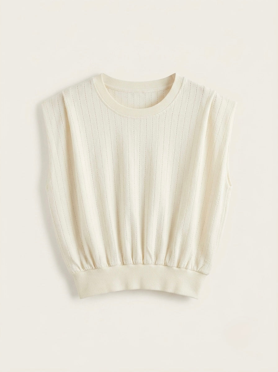 Carolyne - Lurex stripe top