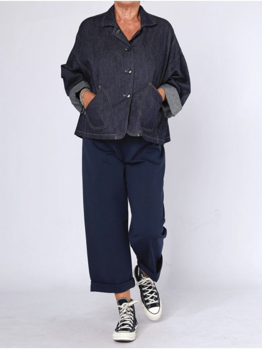 Adera - Denim a-line jacket