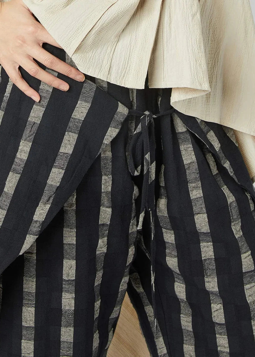Cheski - Check wrap trouser