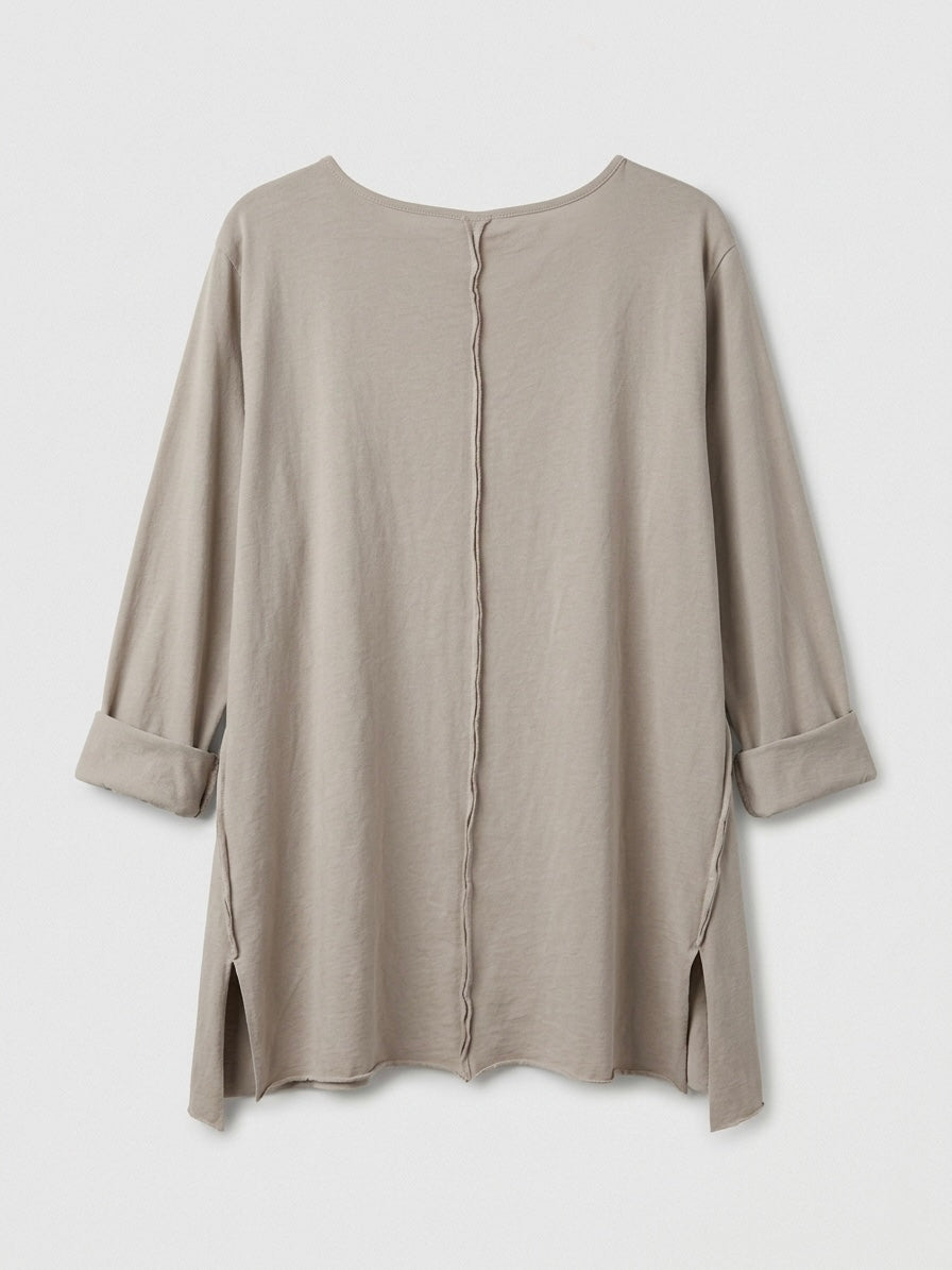 Nancie - Draped hem t.shirt