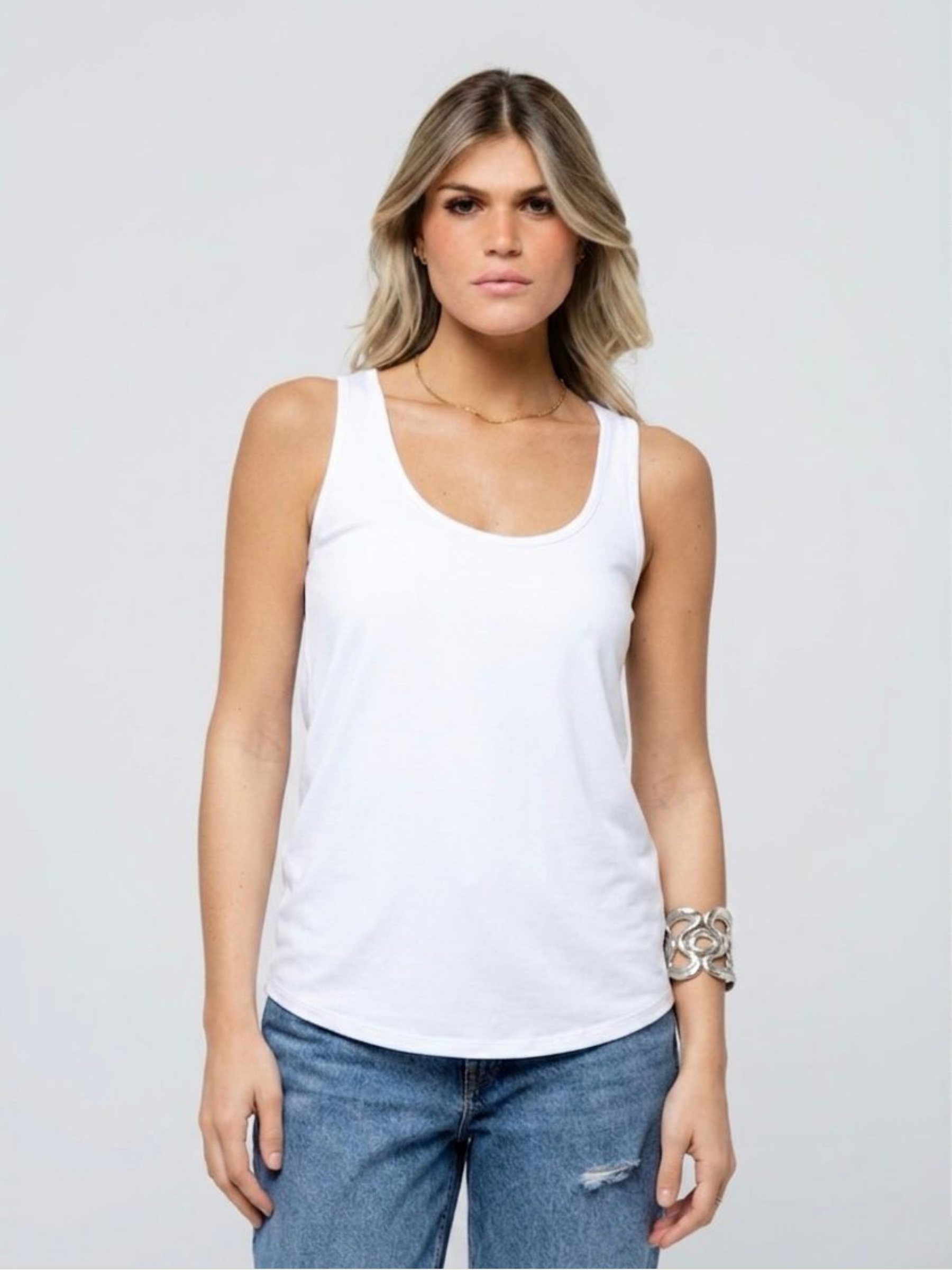 Lucy - Essential tank top White