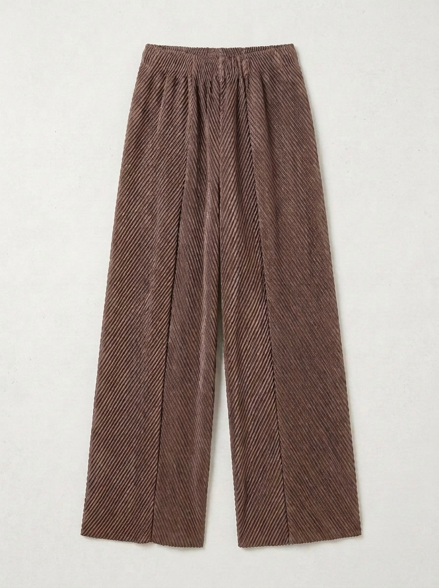 Abel - Chevron pleated trouser