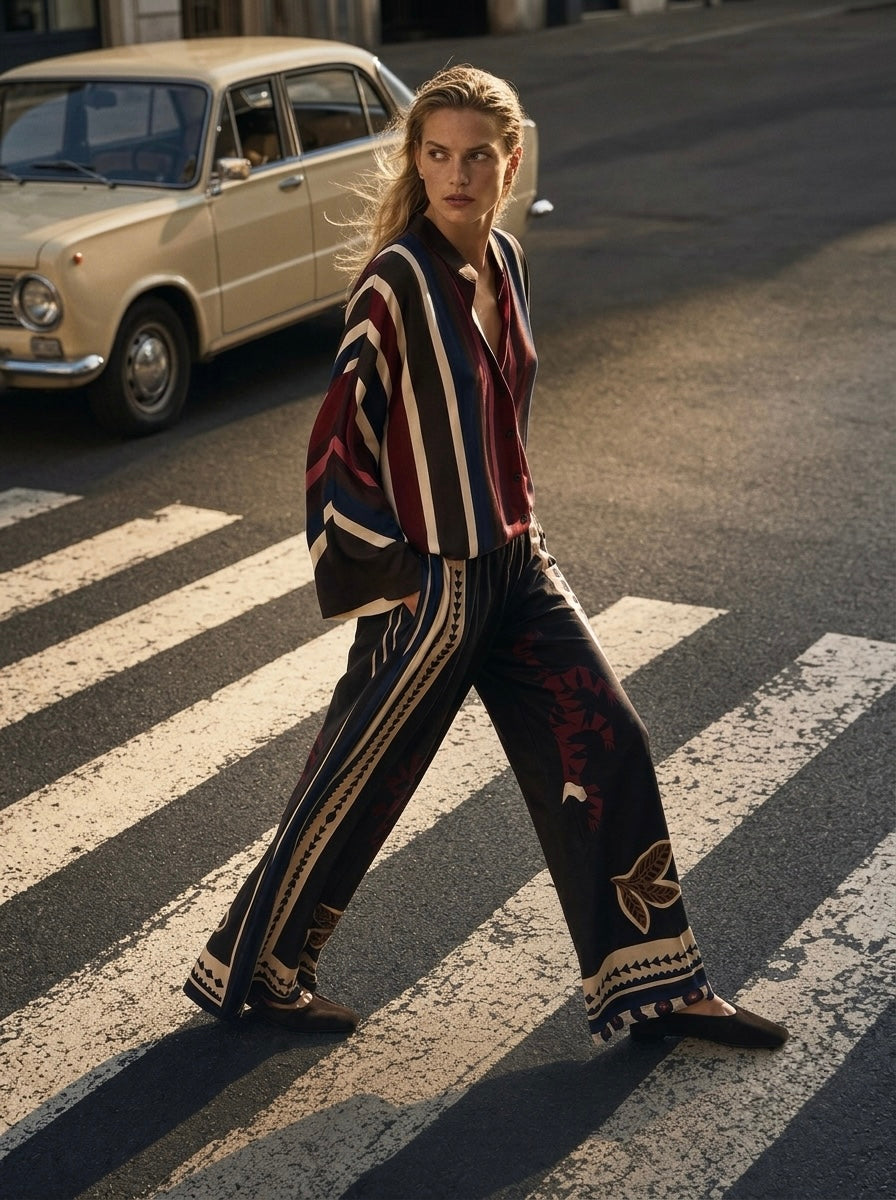 Amba - Printed trouser