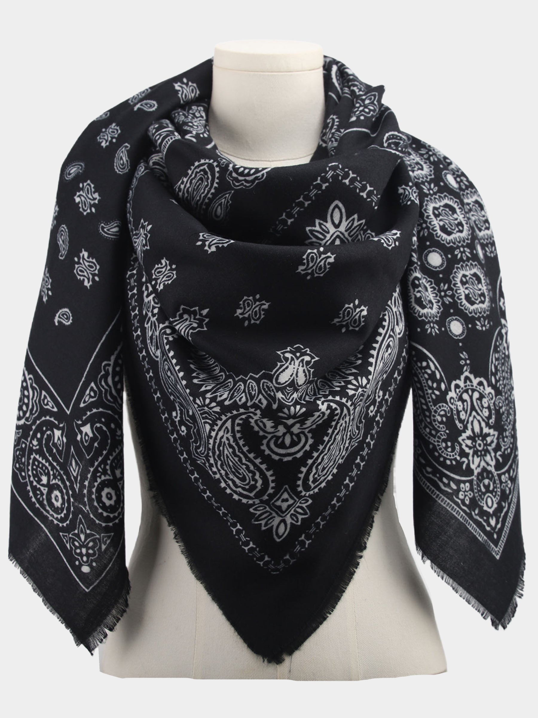 Paisley - Large square scarf