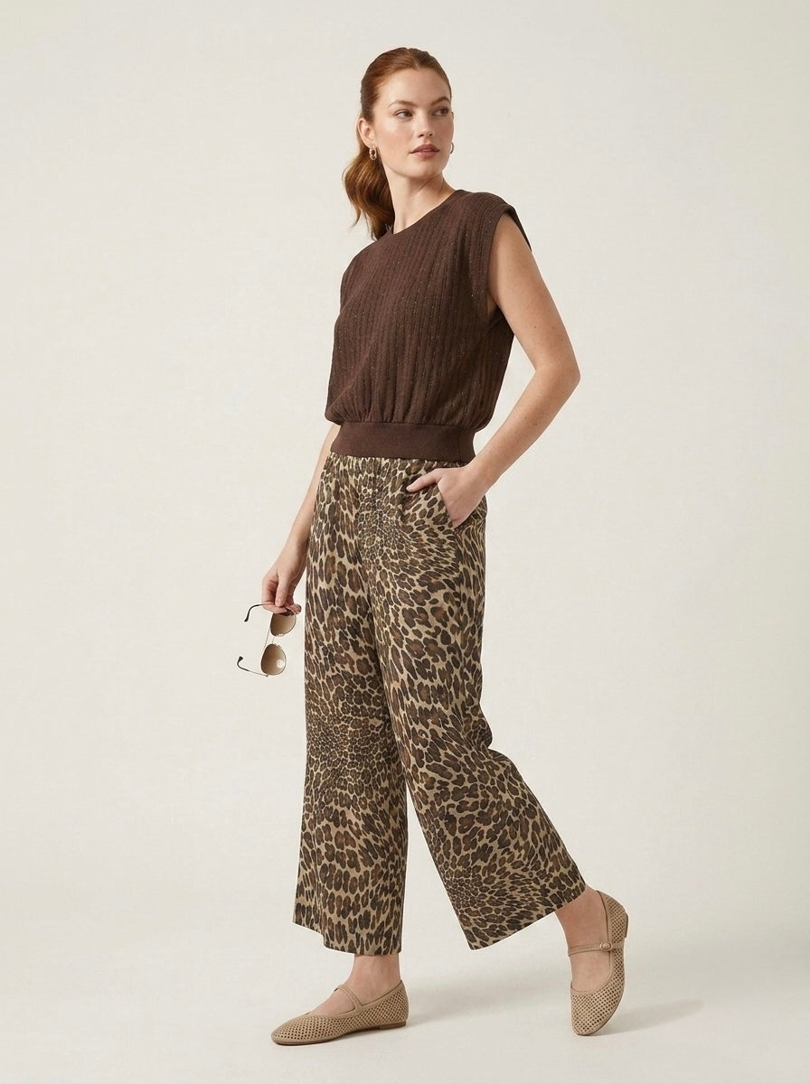 Carolyne - Lurex stripe top