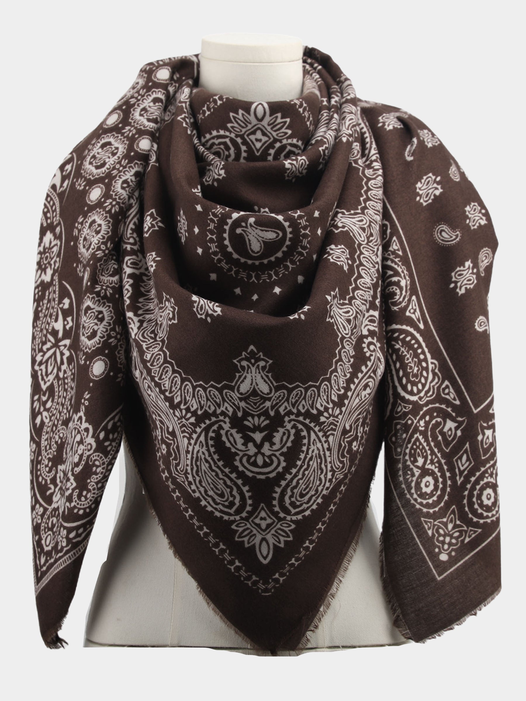 Paisley - Large square scarf