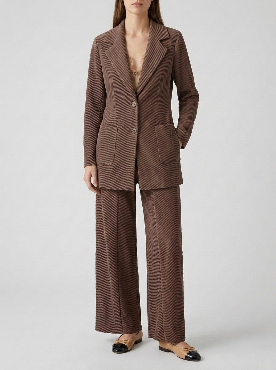 Abel - Chevron pleat jacket