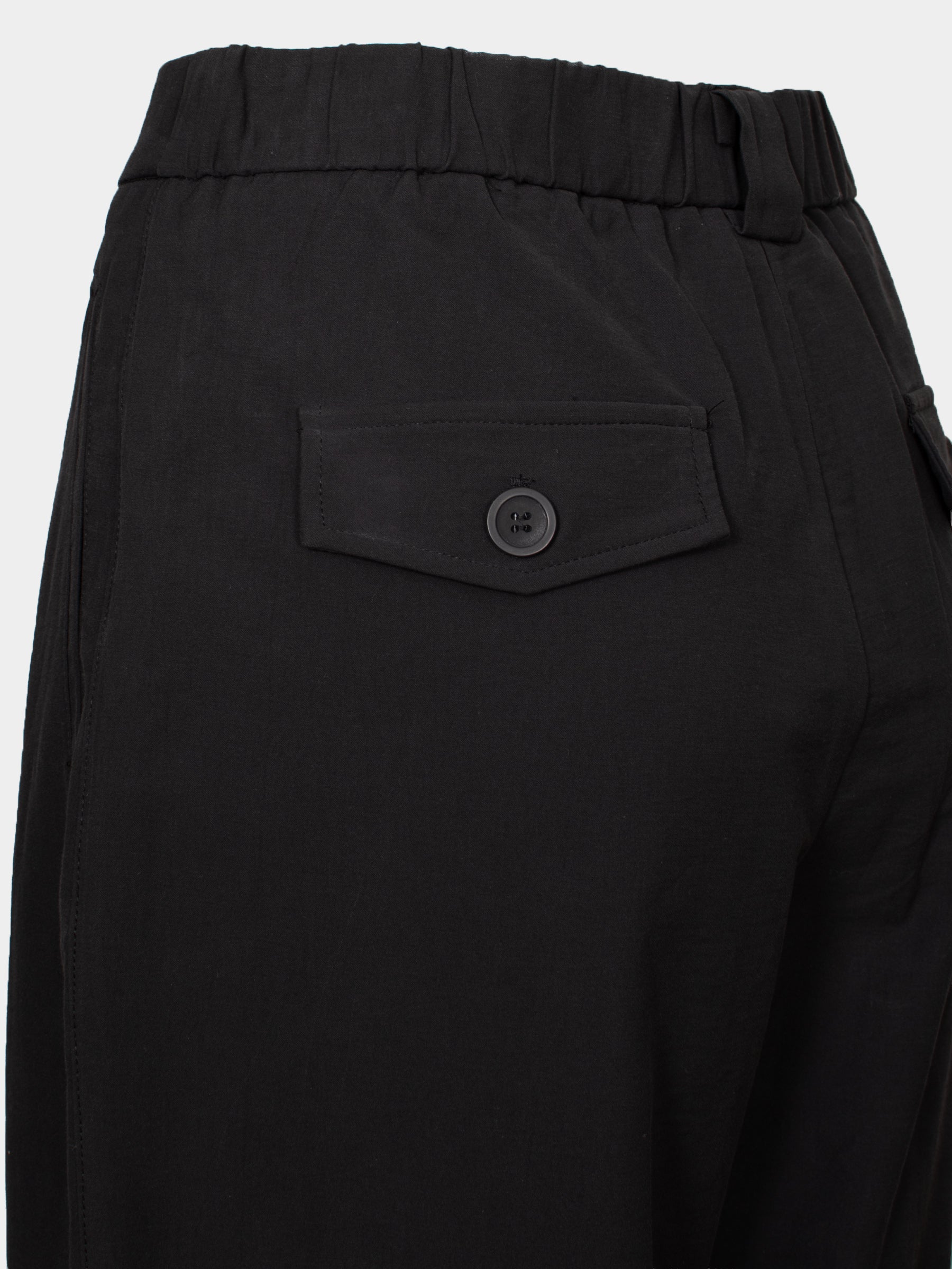 Willoby pleat front trouser Black