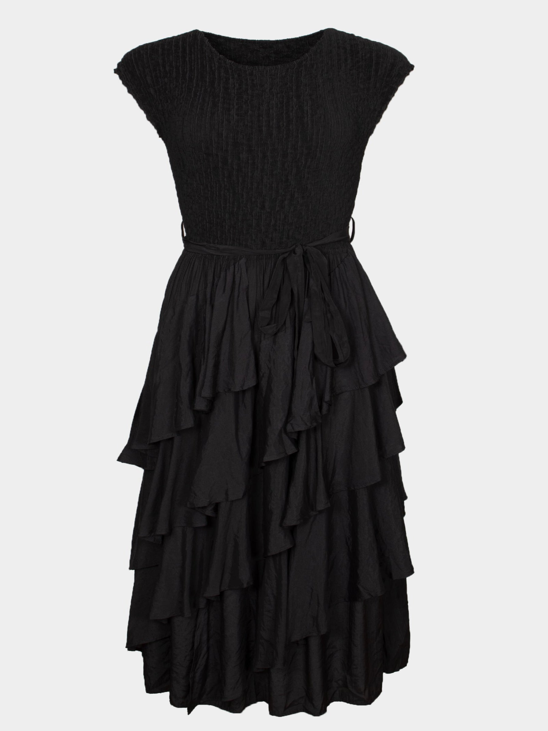 Laney - Layered frill hem dress