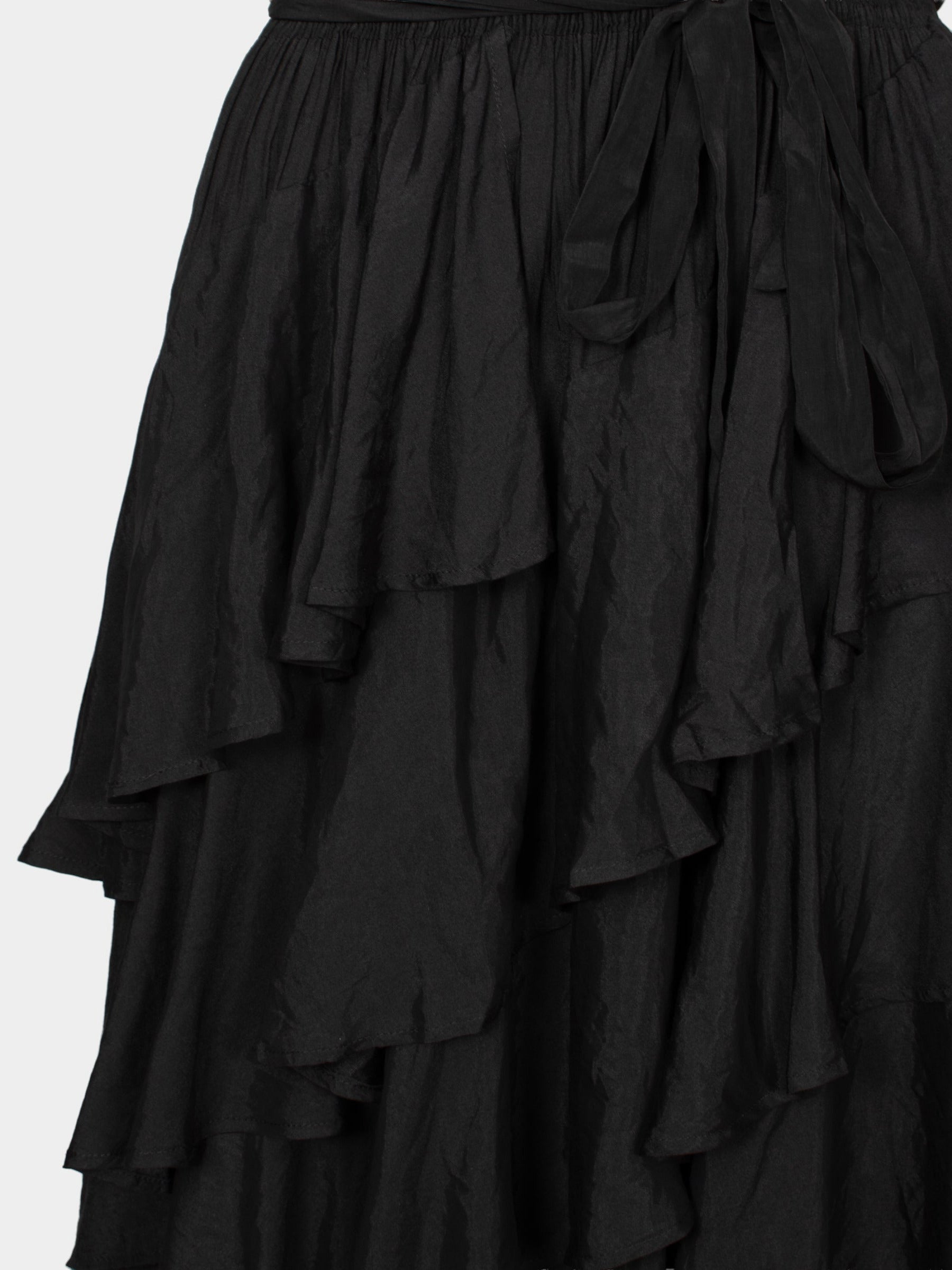 Laney - Layered frill hem dress