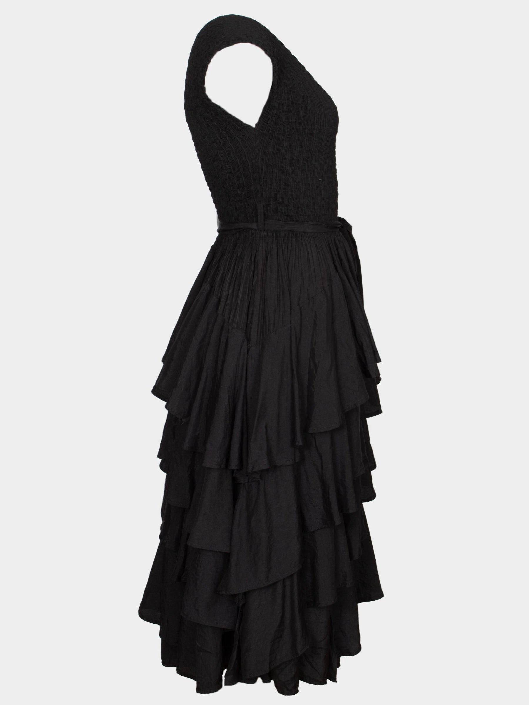 Laney - Layered frill hem dress