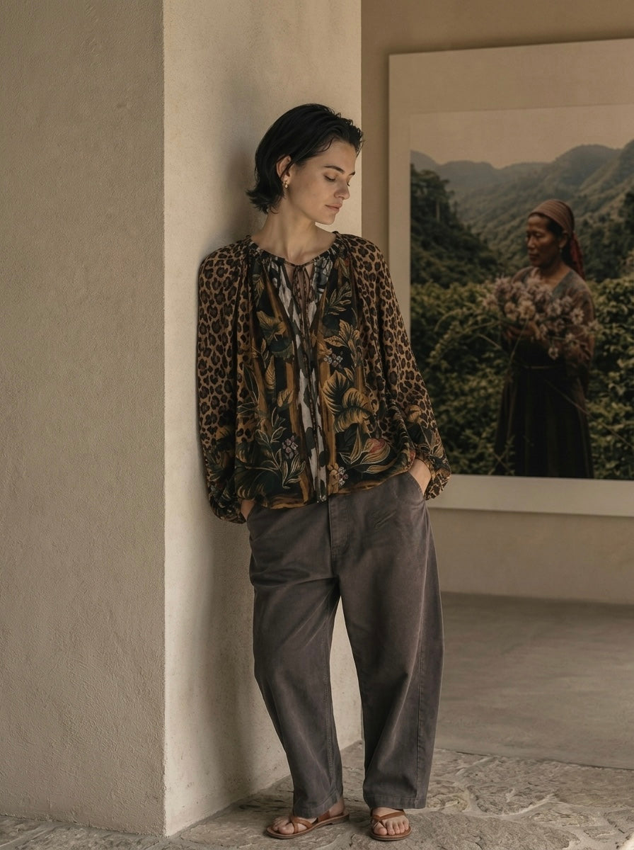 Jessica - Animal printed blouse